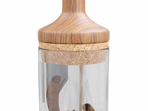 Cinnamon Jar 3D Model