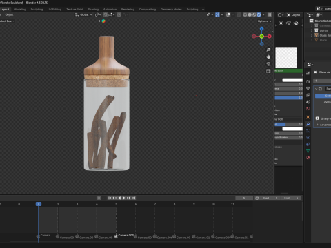 Cinnamon Jar 3D Model