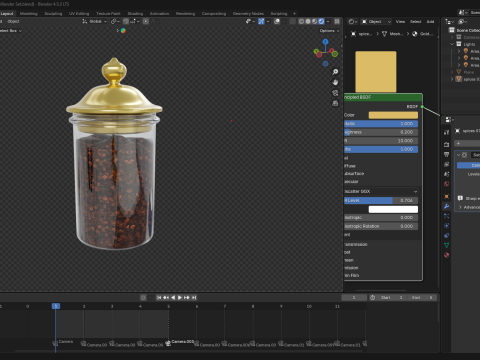Clove Jar 3D 모델
