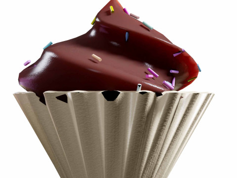 Cupcake Modello 3D
