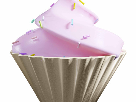 Cupcake Modello 3D