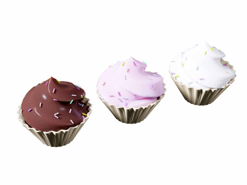 Cupcake Modello 3D