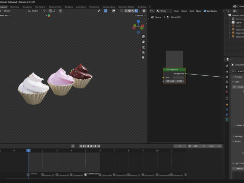 Cupcake Modello 3D