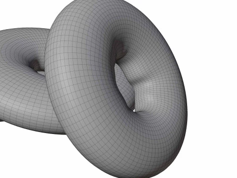 Donuts in there diffrent colour 3D Model