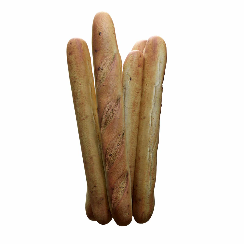 Pane francese Modello 3D .c4d .max .obj .3ds .fbx .stl .blend 
