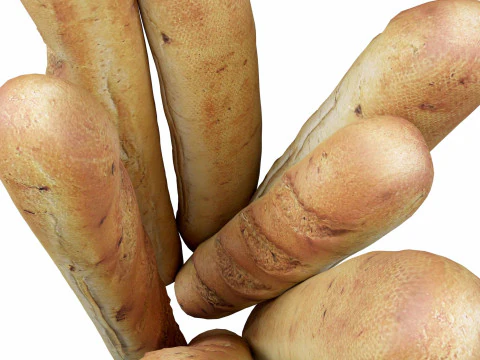 Pane francese Modello 3D