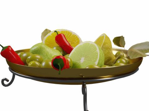 Fruit Bowl 3D Model