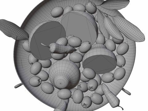 Fruit Bowl 3D Model