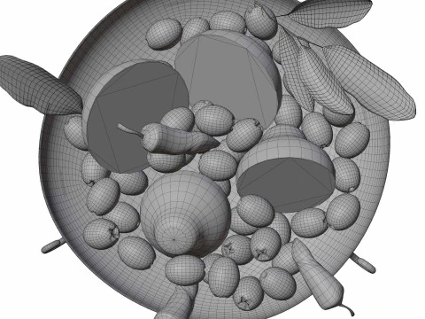 Fruit Bowl 3D Model