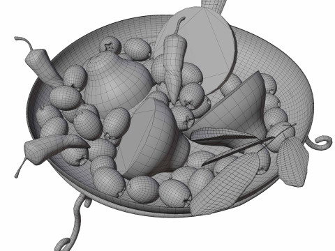 Fruit Bowl 3D Model