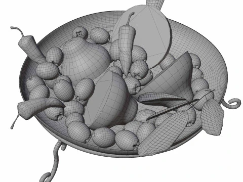 Fruit Bowl 3D Model