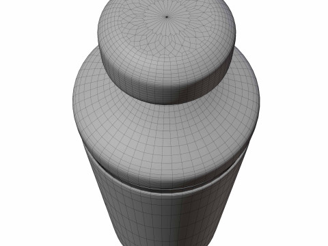 Glass Jar with Hazelnuts Modelo 3D