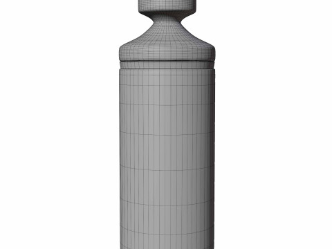 Glass Jar with Hazelnuts Modelo 3D