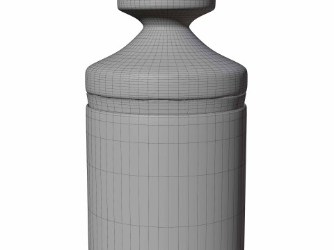 Glass Jar with Hazelnuts Modelo 3D