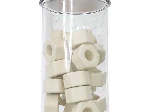 Glass jar with Dry Pasta 3D Model