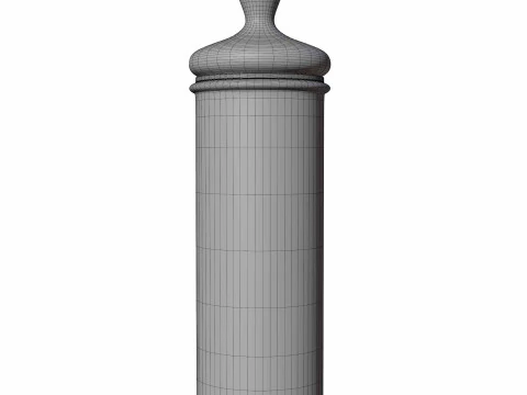 Glass jar with Dry Pasta 3D Model