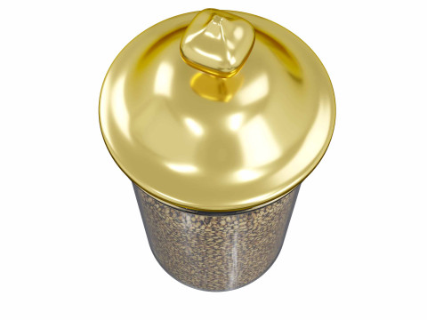 Jar Coriander Model 3D