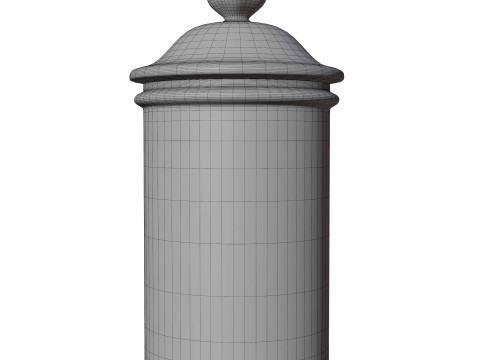 Jar Coriander Model 3D