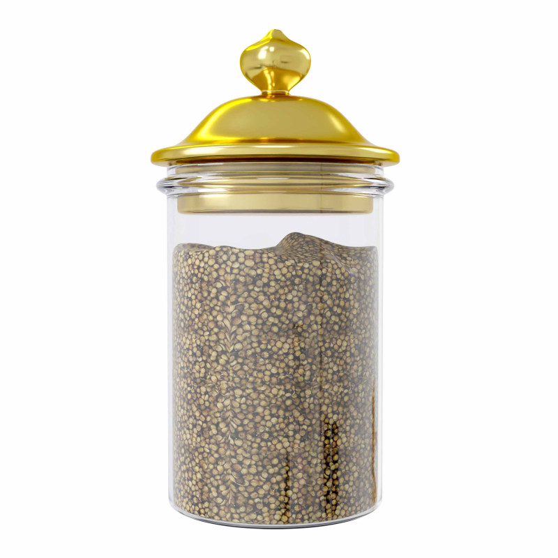Jar Coriander Model 3D .c4d .max .obj .3ds .fbx .stl .blend