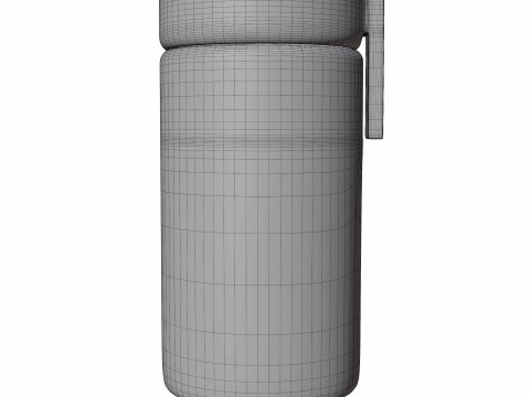 Jarro de madeira Modelo 3D