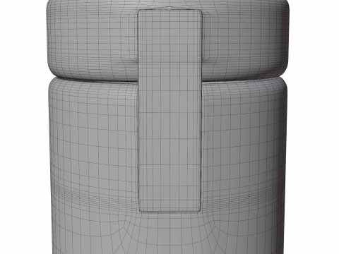 Jarro de madeira Modelo 3D