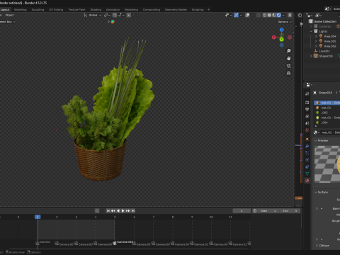 Leafy Greens 3D Model