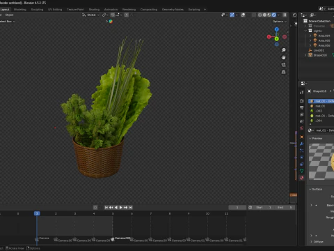 Leafy Greens 3D Model
