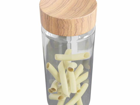 Maccheroni Pasta 3D Model