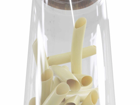 Pasta Makaroni Model 3D