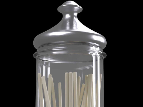 Noodles Jar 3D Model