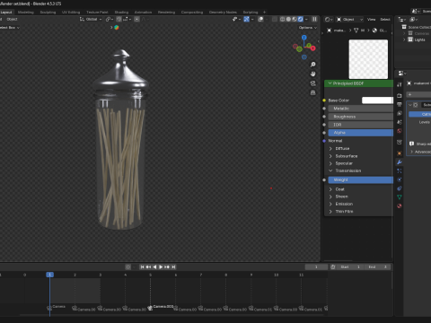 Noodles Jar Model 3D