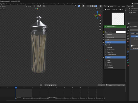 Noodles Jar 3D Model