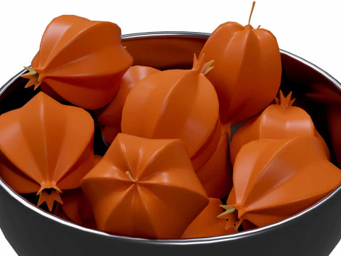 Palm Fruit 3D Model