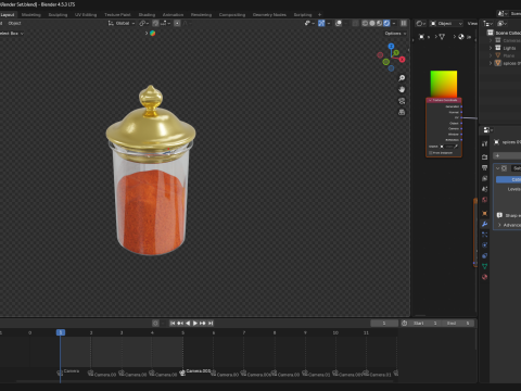 Paprika 3D Model