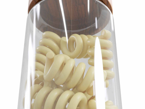 Pasta jar with pasta 3D Model
