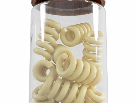 Pasta jar with pasta 3D Model