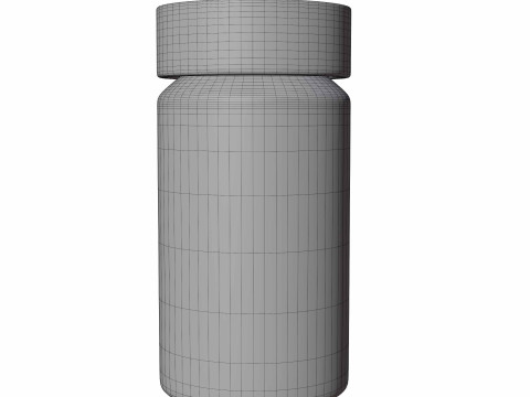 Pasta jar with pasta 3D Model
