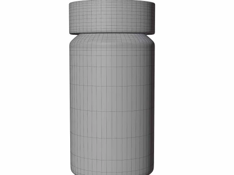 Pasta jar with pasta 3D Model