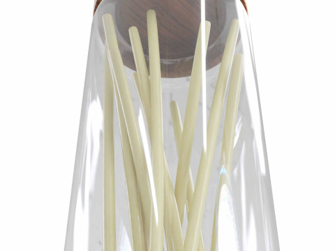 Pasta jar with pasta 3D 模型