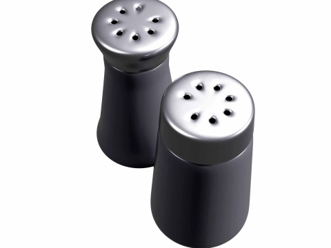 Salt and Pepper Shaker Modello 3D