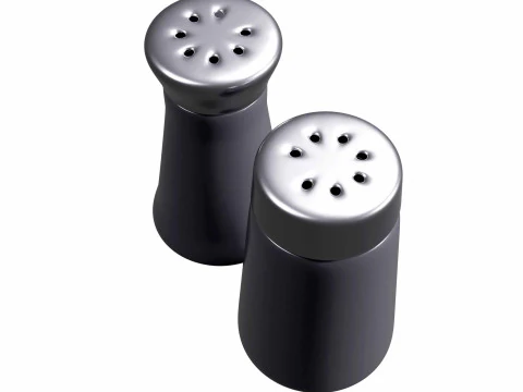 Salz- und Pfefferstreuer 3D Modell