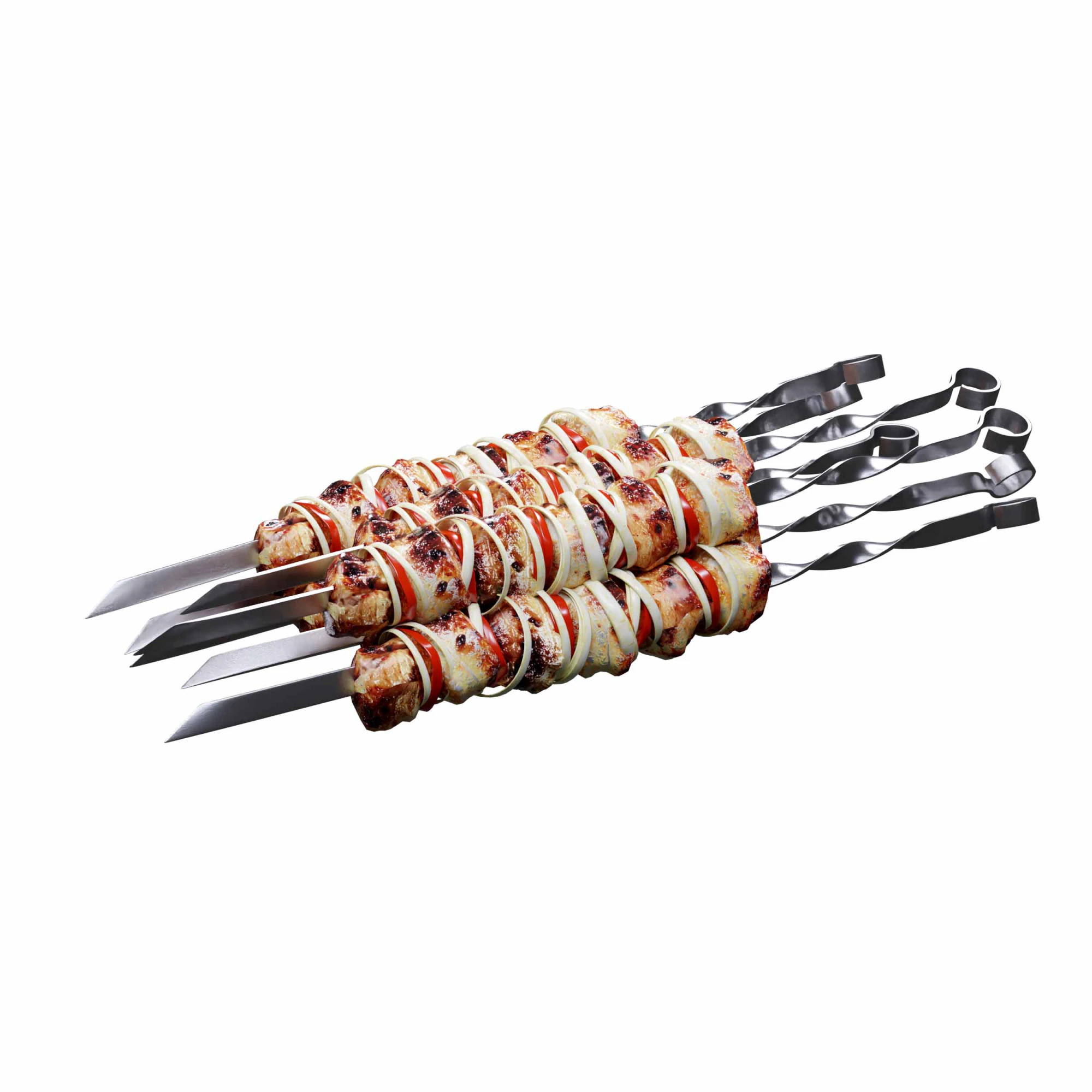 Shashlik 3D Model .c4d .max .obj .3ds .fbx .stl .blend 