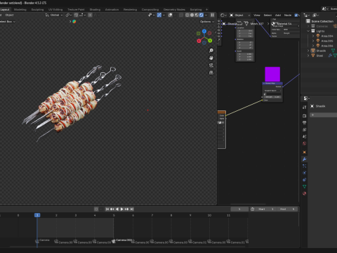 Shashlik 3D Modell