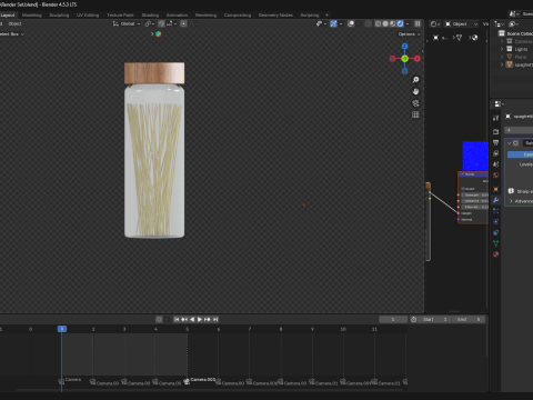 Spaghetti 3D Model