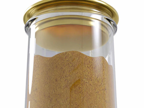 Turmeric jar 3D Model
