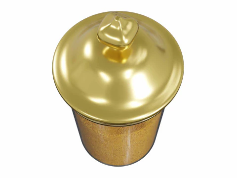 Turmeric jar 3D Model
