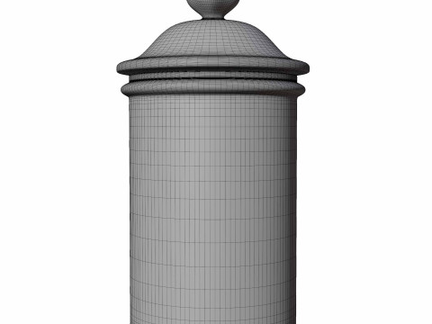 Turmeric jar 3D 模型