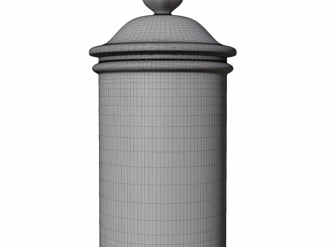 Turmeric jar 3D Model