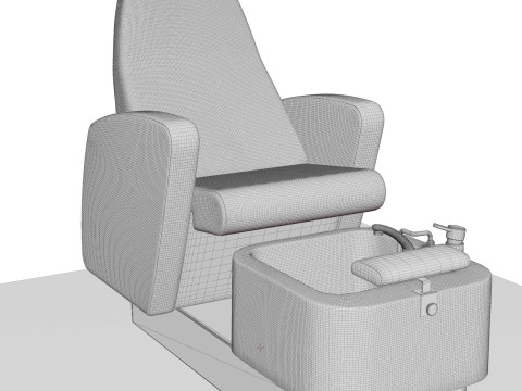 Pedicure Chair 3D Model