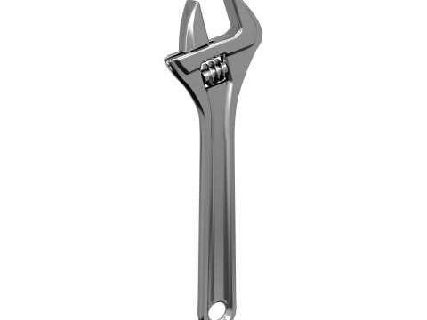 Adjustable spanner wrench 3D Модель